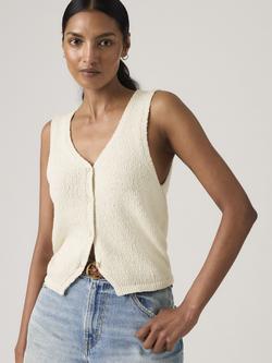 Levi's Helen Boucle Vest Top, Tofu Cotton, Tofu Cotton