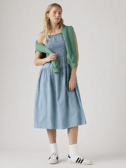 Levi's Monaco Denim Midi Dress, Breezy Blues - view 2, Breezy Blues