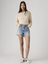Levi's Ribcage Mid Rise Denim Shorts, Blow My Mind