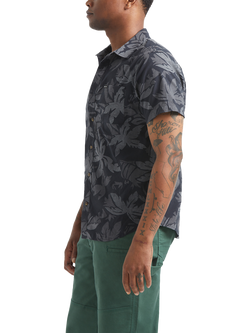 Brixton Charter Print Shirt, Black/Trooper/Grey - view 2, Black/Trooper/Grey