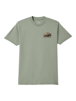 Brixton Coba Graphic T-Shirt, Desert Green, Desert Green