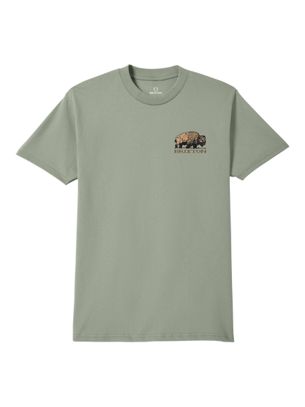Brixton Coba Graphic T-Shirt, Desert Green, Desert Green
