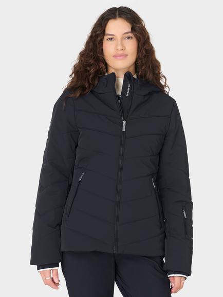 Sweaty Betty Exploration Water Resistant Chevron Ski Jacket, Black, Black