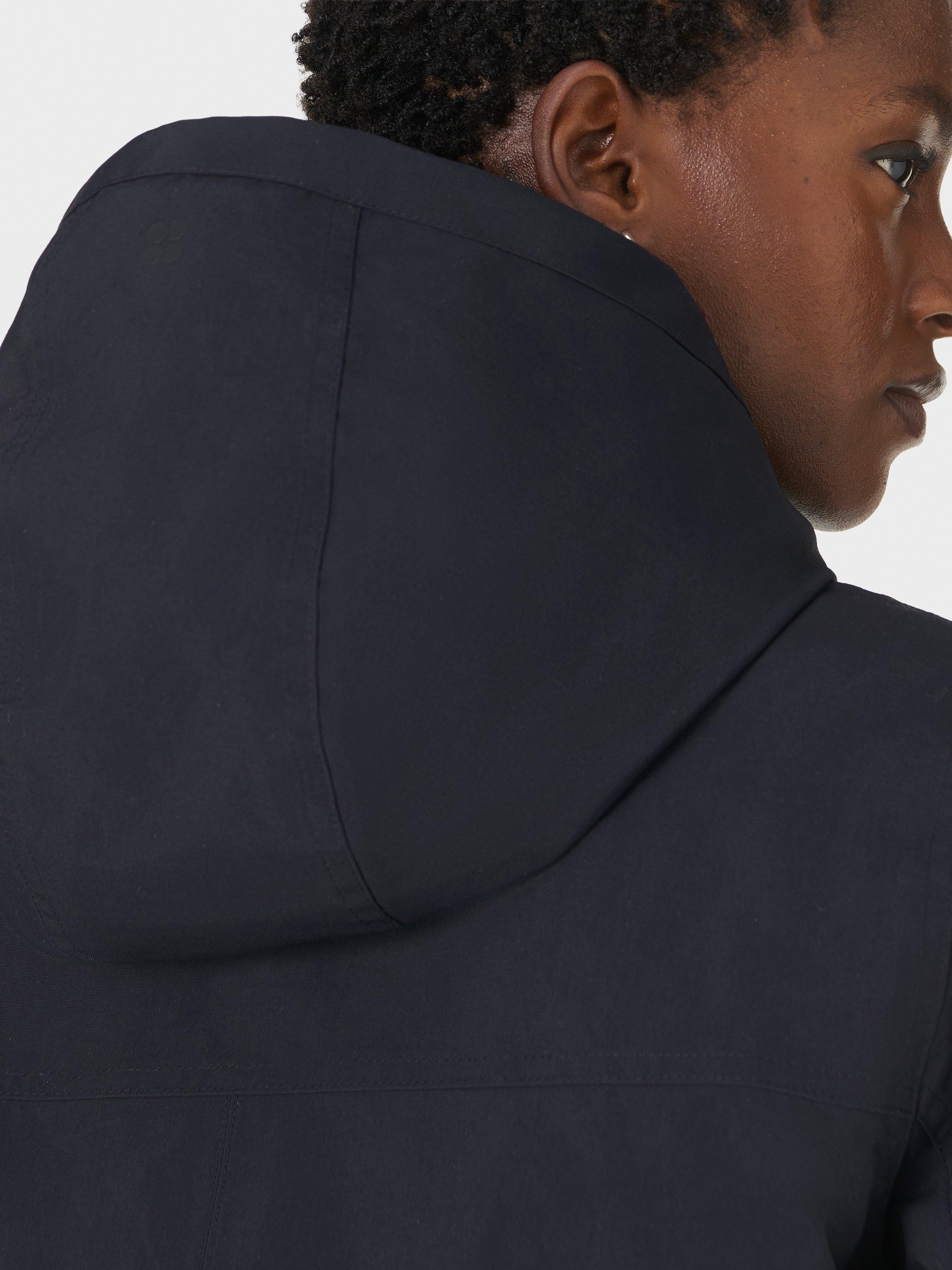Product image 6 of 8, which shows Sweaty Betty Winter Stride Waterproof Coat, Black, XXS