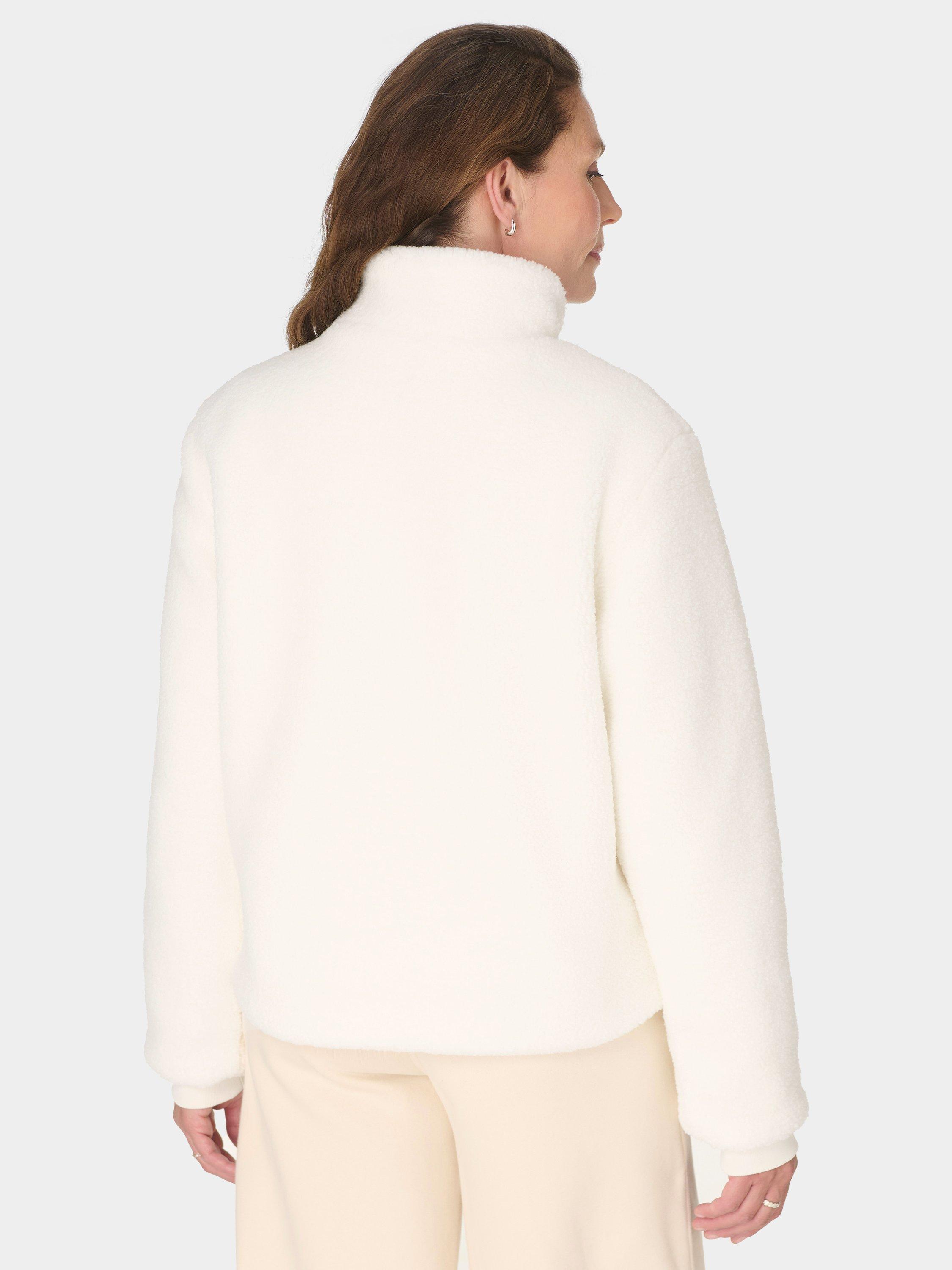 Product image 2 of 7, which shows Sweaty Betty Navigate Sherpa Jacket, Studio White, XL