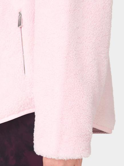 Sweaty Betty Plush Half Zip Fleece, Frost Pink - view 2, Frost Pink