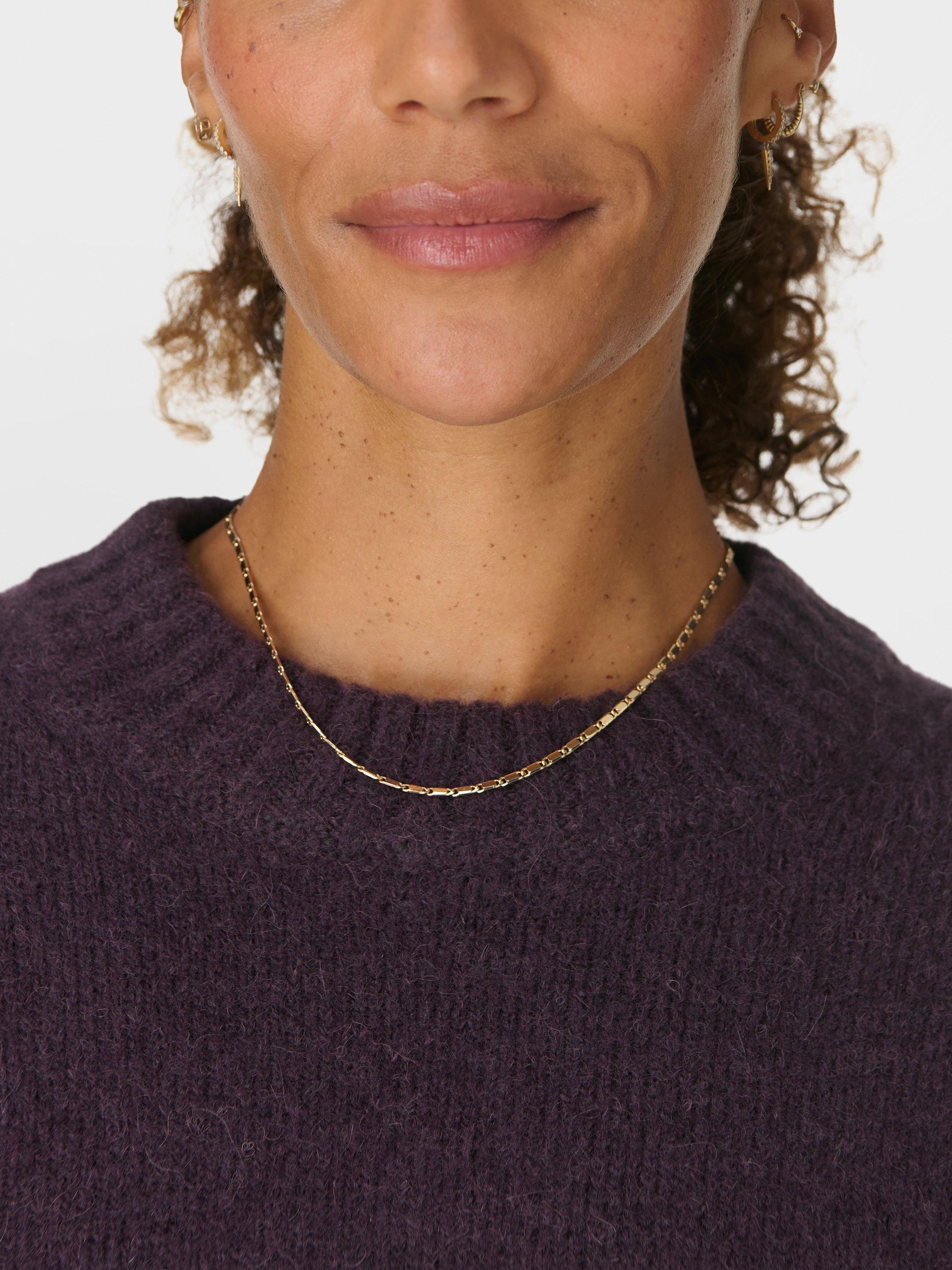 Product image 3 of 6, which shows Sweaty Betty Alpine Crew Neck Wool Blend Jumper, Neptune Purple, XXS