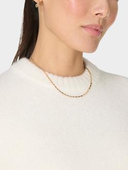 Sweaty Betty Alpine Crew Neck Wool Blend Jumper, Lily White - view 2, Lily White