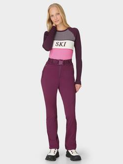 Sweaty Betty Ribbed Base Layer Top, Purple/Pink - view 2, Purple/Pink