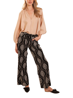 Traffic People Lulu Sequin Embroidered Trousers, Black - view 2, Black