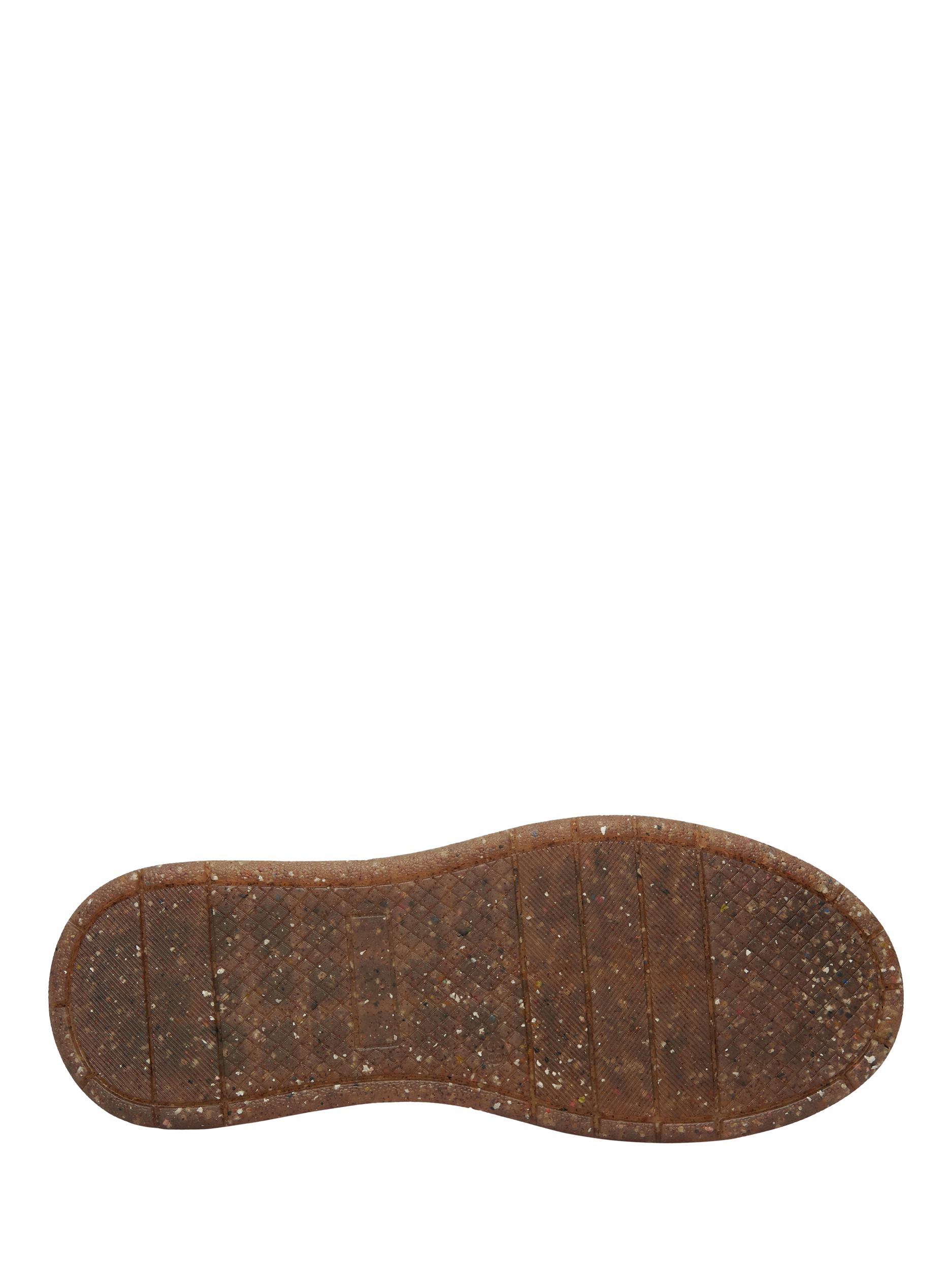 Product image 5 of 5, which shows RATION.L R-THRIVE Unisex Vegan Leather Trainers, White/Green, 3