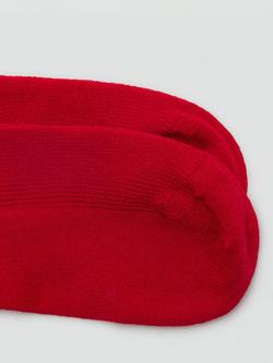 Mango Velol Ribbed Socks, Red - view 2, Red