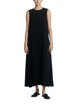 ASCENO Siena Sleeveless Maxi Dress, Black - view 2, Black