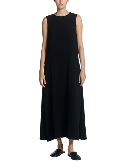 ASCENO Siena Sleeveless Maxi Dress, Black - view 2, Black
