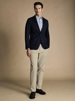 Charles Tyrwhitt Slim Fit Stretch Cotton Blazer, Navy, Navy