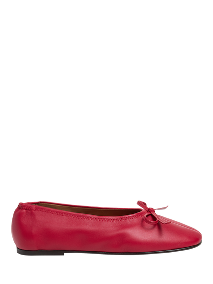 Flattered Blaise Leather Pumps, Cherry, Cherry