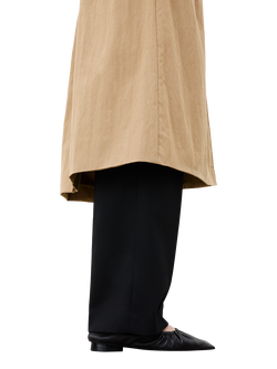 Flattered Isa Soft Leather Pointed Ballet Pumps, Black - view 2, Black