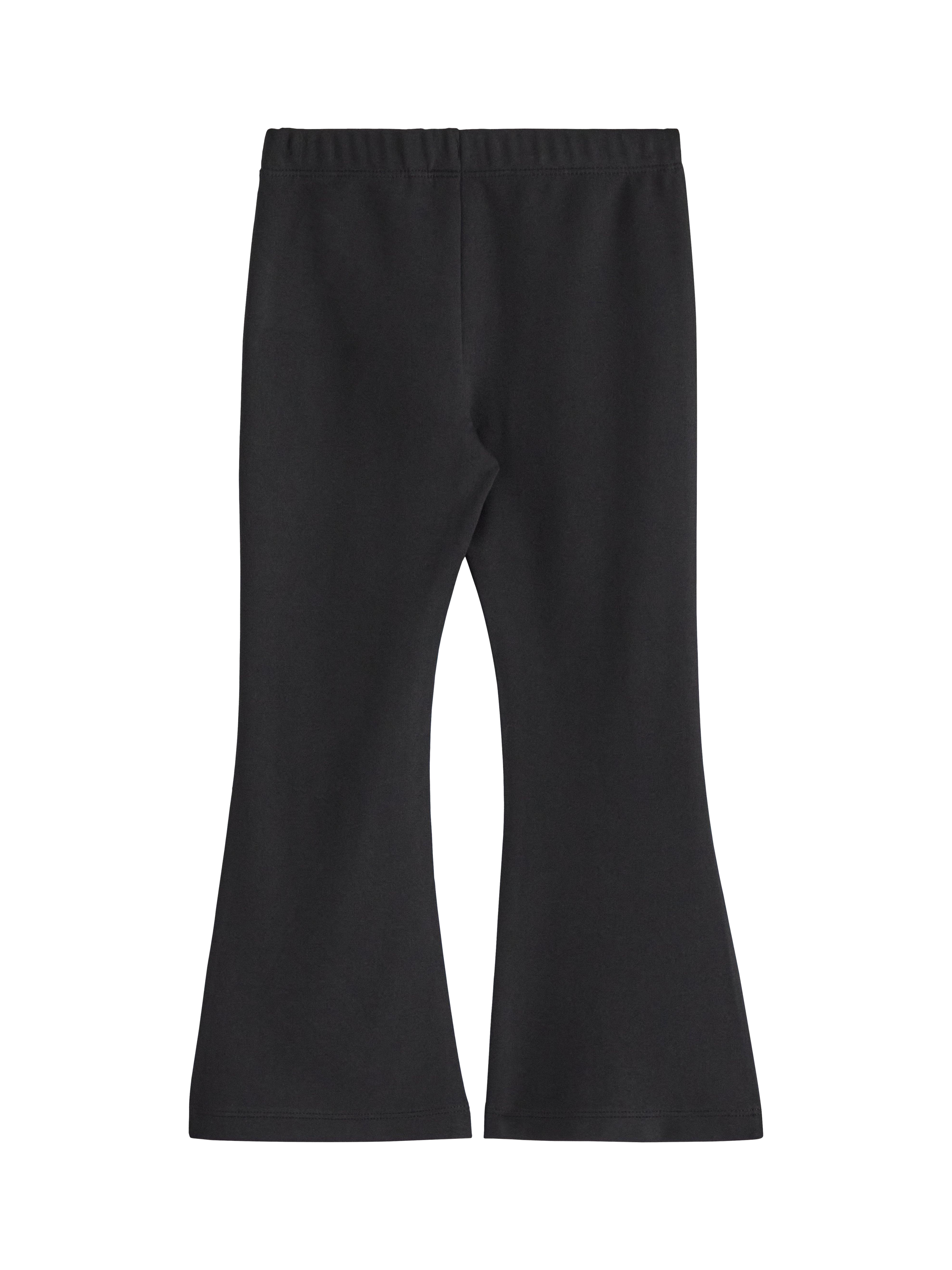 Product image 2 of 3, which shows Lindex Kids' Sequin Trim Stretch Trousers, Black, 6-7 years
