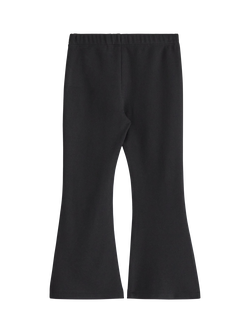 Lindex Kids' Sequin Trim Stretch Trousers, Black - view 2, Black
