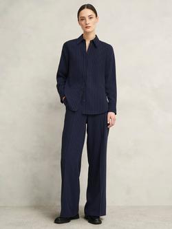 Hobbs Hadley Shirt, Midnight Ivory, Midnight Ivory