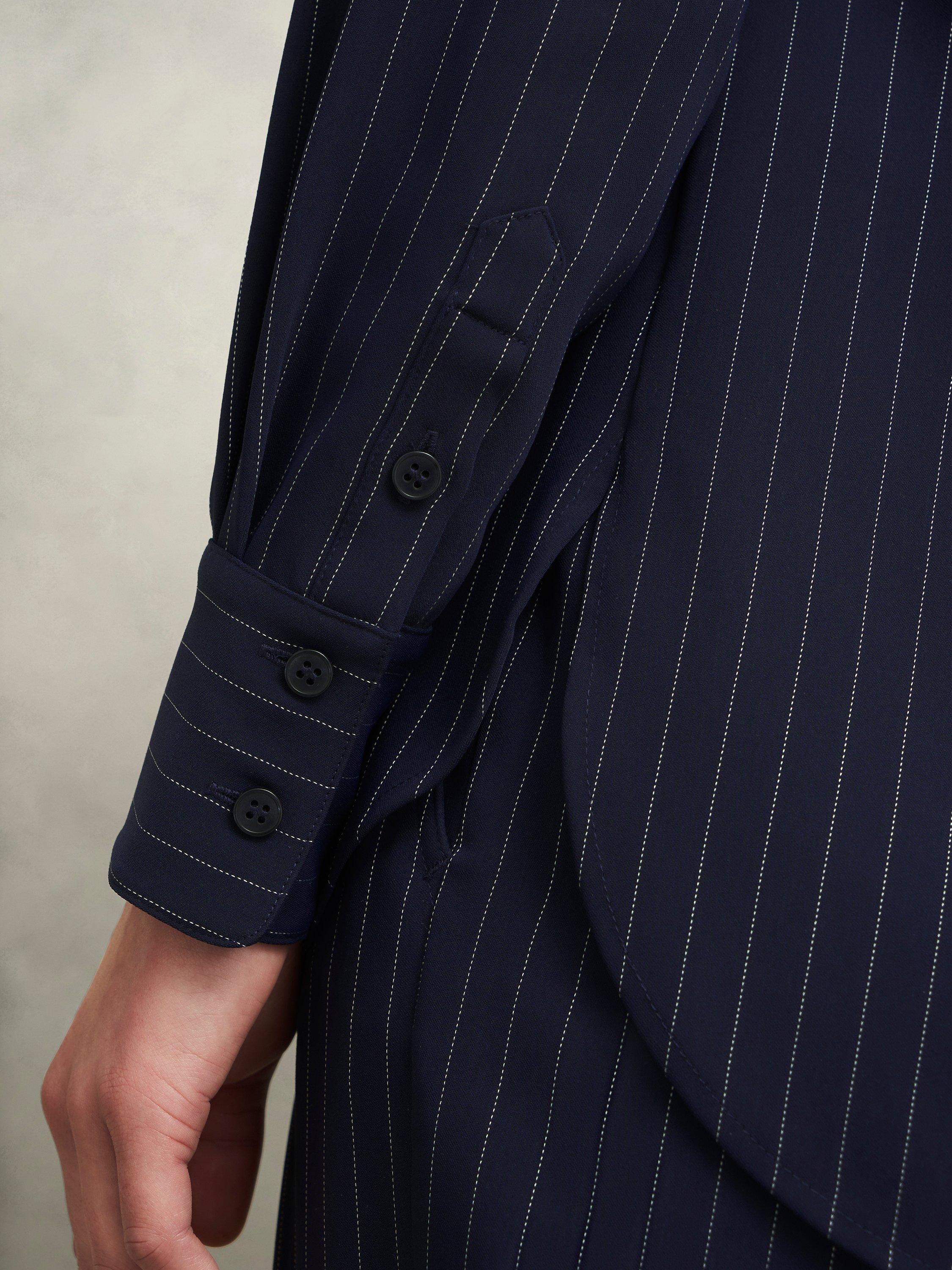 Product image 3 of 6, which shows Hobbs Hadley Shirt, Midnight Ivory, 10