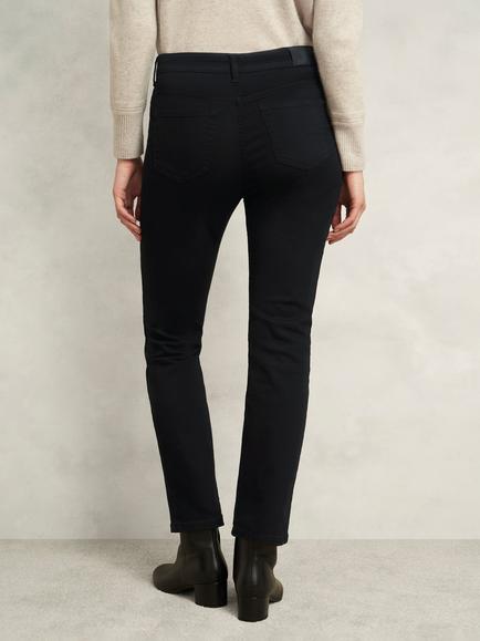 Hobbs Macy Slim Leg Jeans, Black - view 2, Black