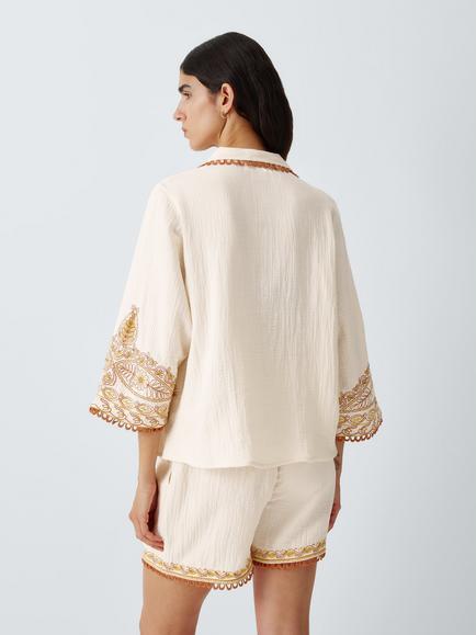 John Lewis Ophelia Co-ord, Ivory - view 2, Ivory