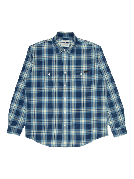 Nudie Jeans Julian Worker Shirt, Indigo, Indigo