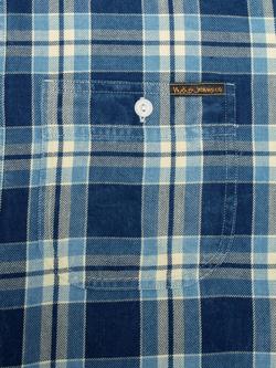 Nudie Jeans Julian Worker Shirt, Indigo - view 2, Indigo