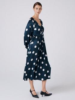 Ghost Emlyn Dress - view 2, Navy