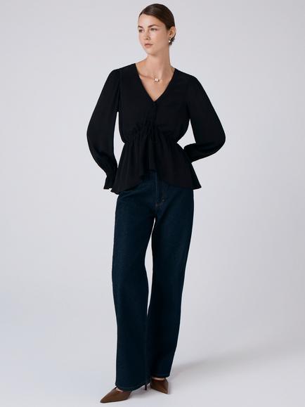 Ghost Tabitha Ruffle Top - view 2, Black