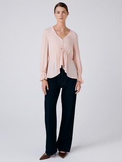 Ghost Tabitha Ruffle Top, Pink