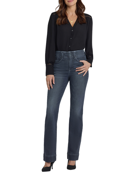 NYDJ Barbara High Rise Bootcut Jeans, Graphite Hill, Graphite Hill