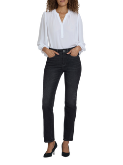 NYDJ Marilyn High Rise Straight Jeans, Paris Lights