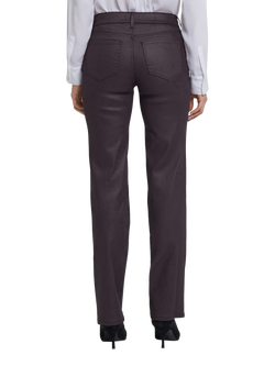 NYDJ Marilyn Coated Straight Jeans - view 2, Fig