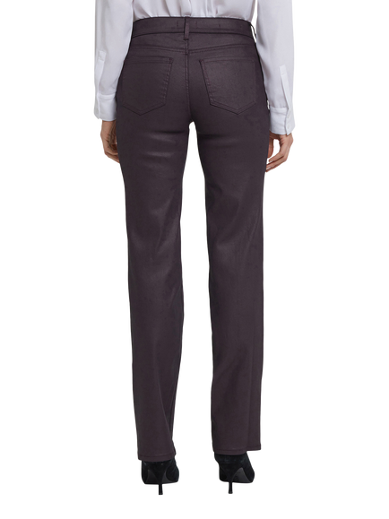 NYDJ Marilyn Coated Straight Jeans - view 2, Fig