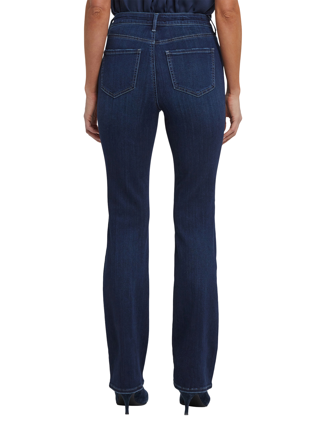 Product image 2 of 5, which shows NYDJ Billie Mini Bootcut Jeans, Ink Skyline, 4