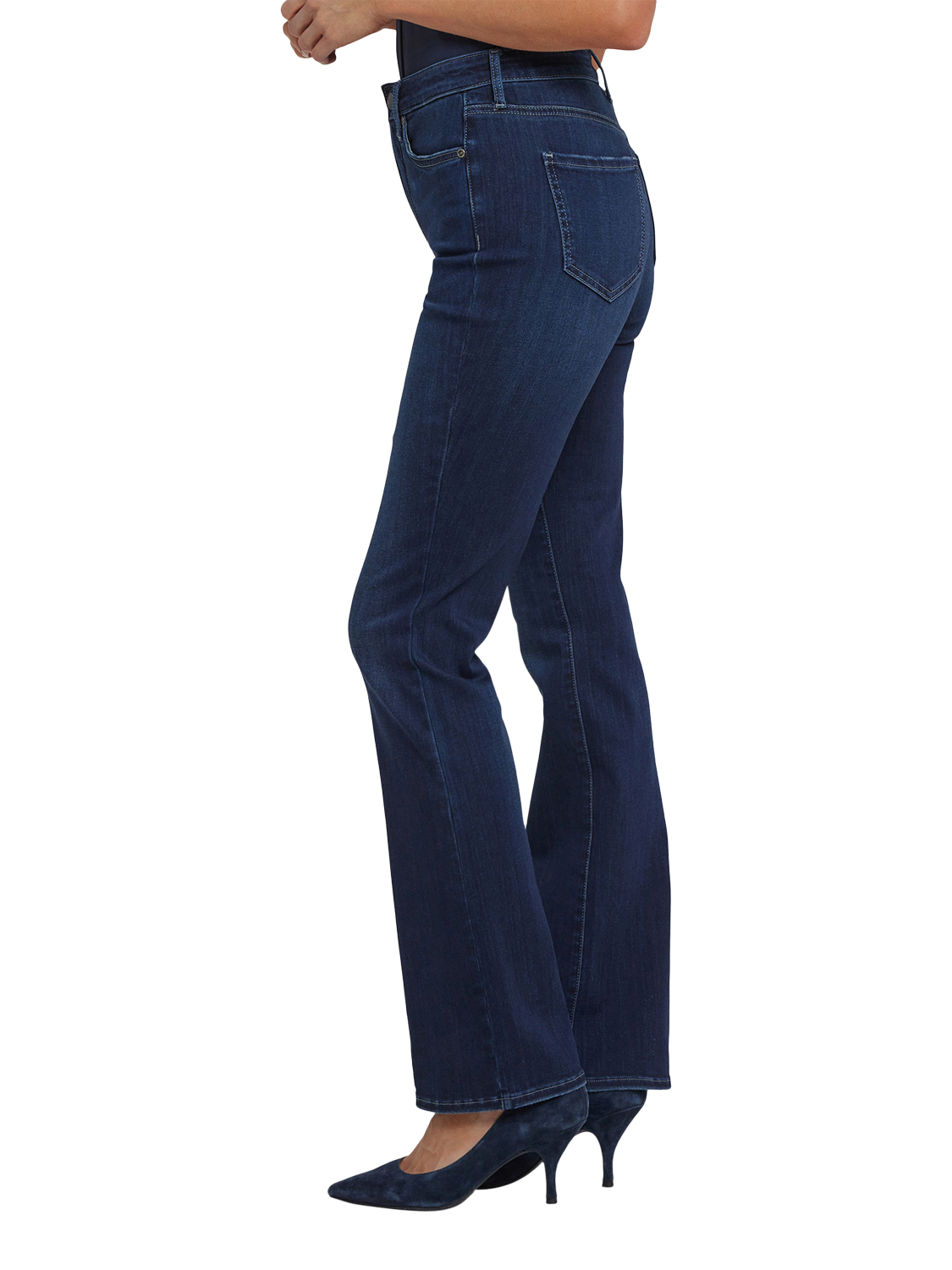 Product image 3 of 5, which shows NYDJ Billie Mini Bootcut Jeans, Ink Skyline, 4