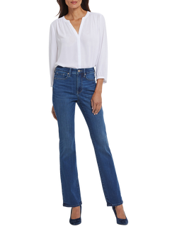 NYDJ Billie Mini Bootcut Jeans, Vintage Lapis