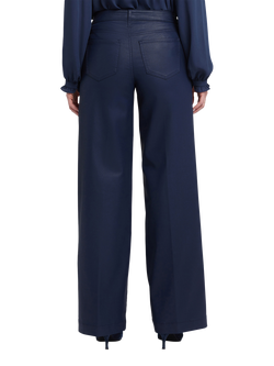 NYDJ Teresa Coated Wide Leg Jeans, Starless Sky - view 2, Starless Sky