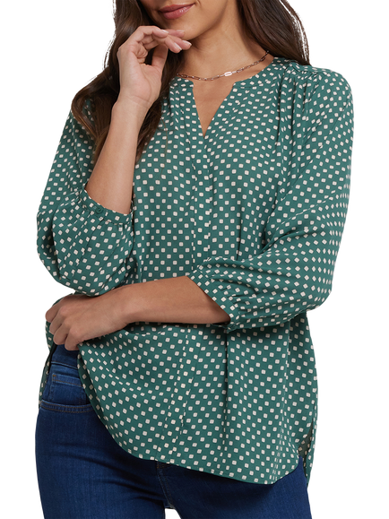 NYDJ Pintuck Blouse, Adeline