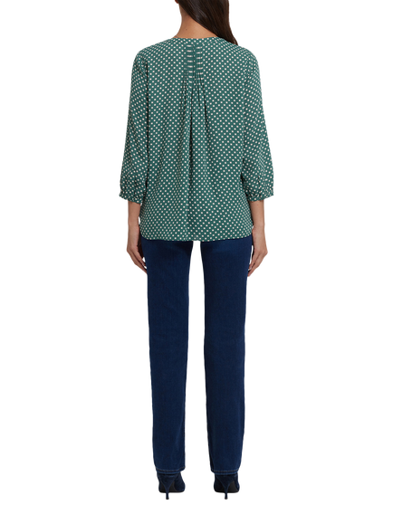 NYDJ Pintuck Blouse - view 2, Adeline