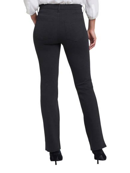 NYDJ Marilyn Sculpt-Her™ Ponte Knit Trousers - view 2, Charcoal Heather