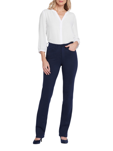 NYDJ Marilyn Sculpt-Her™ Ponte Knit Trousers, Oxford Navy
