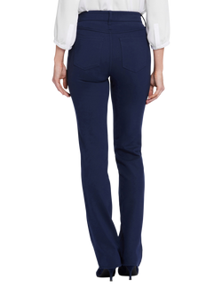 NYDJ Marilyn Sculpt-Her™ Ponte Knit Trousers - view 2, Oxford Navy
