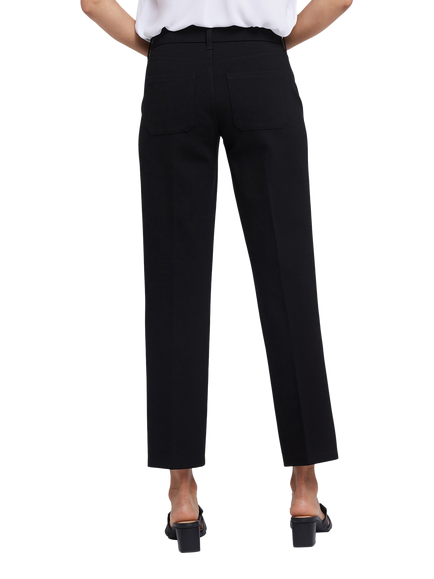 NYDJ Straight Trousers, Black - view 2, Black