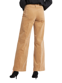 NYDJ Teresa Wide Leg Corduroy Trousers - view 2, Sand Dune