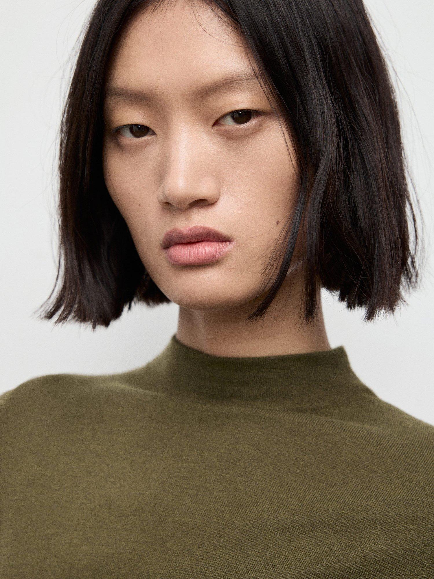 Product image 6 of 8, which shows Mango Brat Midi Dress, Beige/Khaki, 4