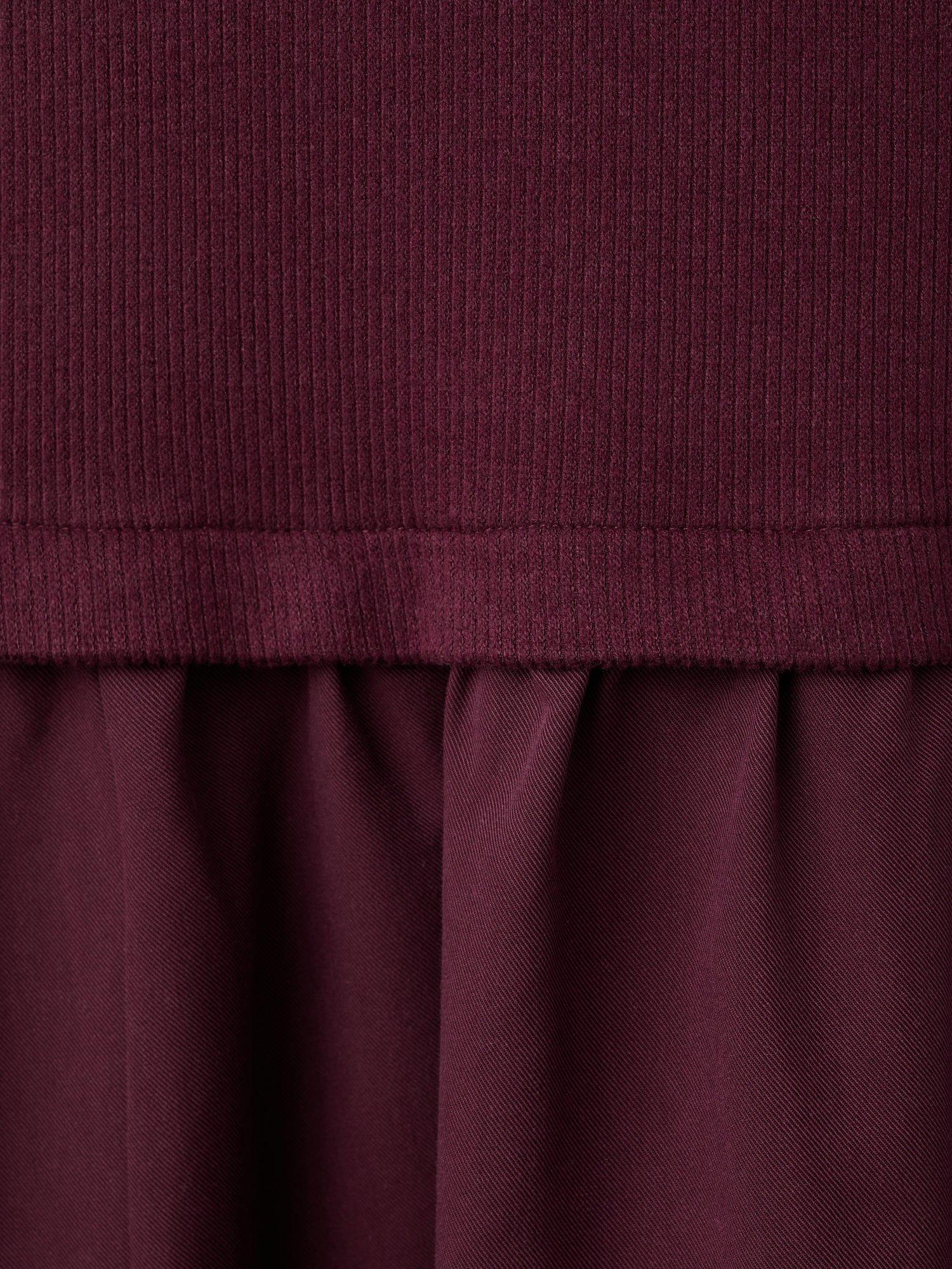 Product image 5 of 8, which shows Mango Ginebra Sleevless Midi Dress, Dark Red, 12