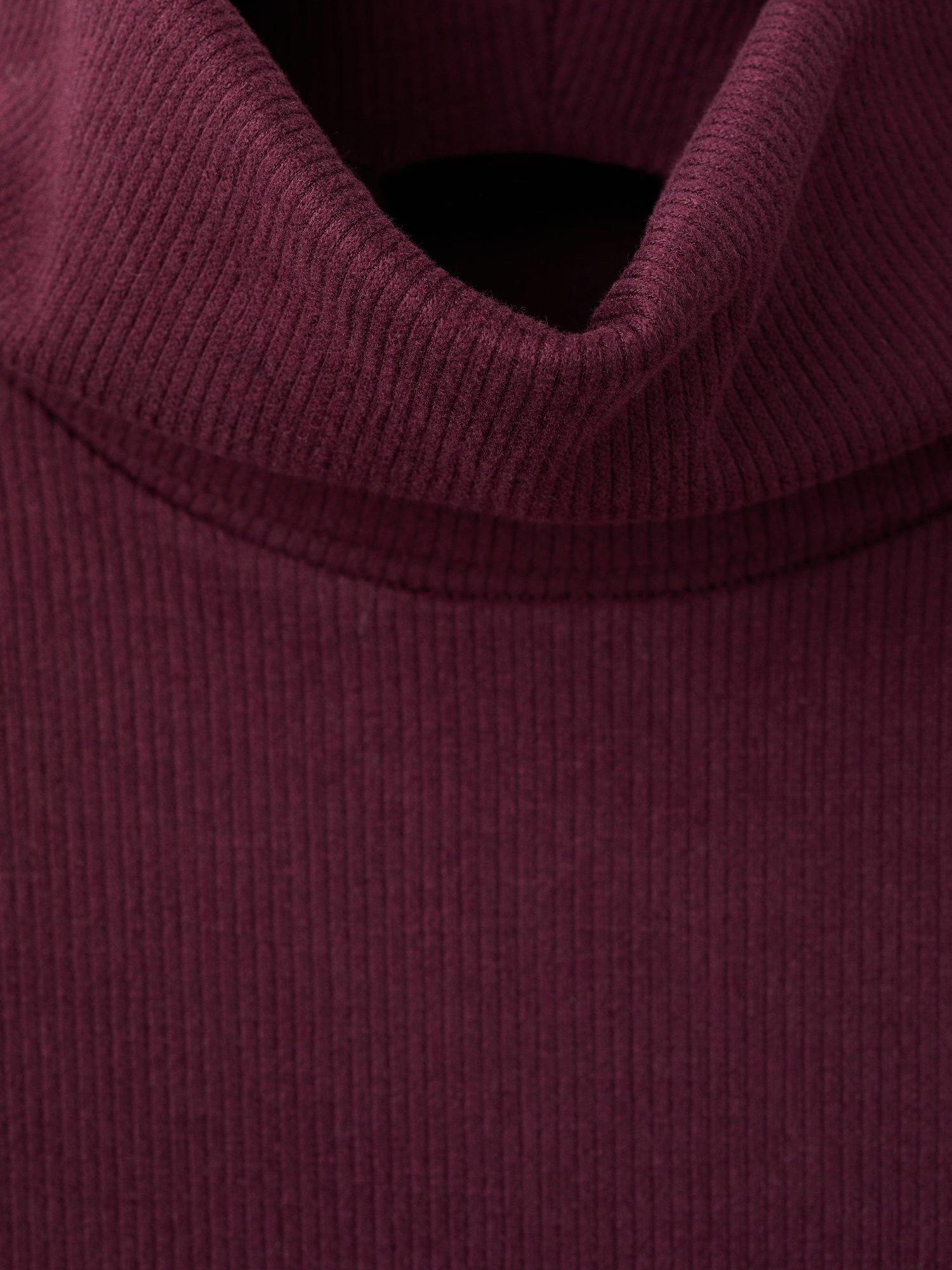 Product image 8 of 8, which shows Mango Ginebra Sleevless Midi Dress, Dark Red, 12